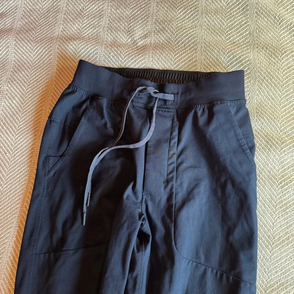 Lululemon Mens ABC Jogger Warpstreme Navy Blue Tapered Athletic Pants XS